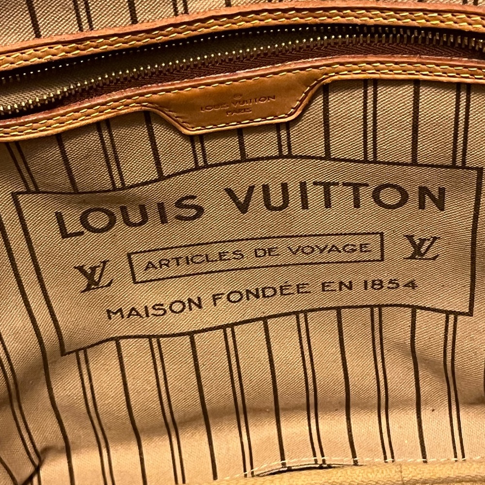 Pre-owned Louis Vuitton Neverfull MM - good condition - Picture 5 of 11